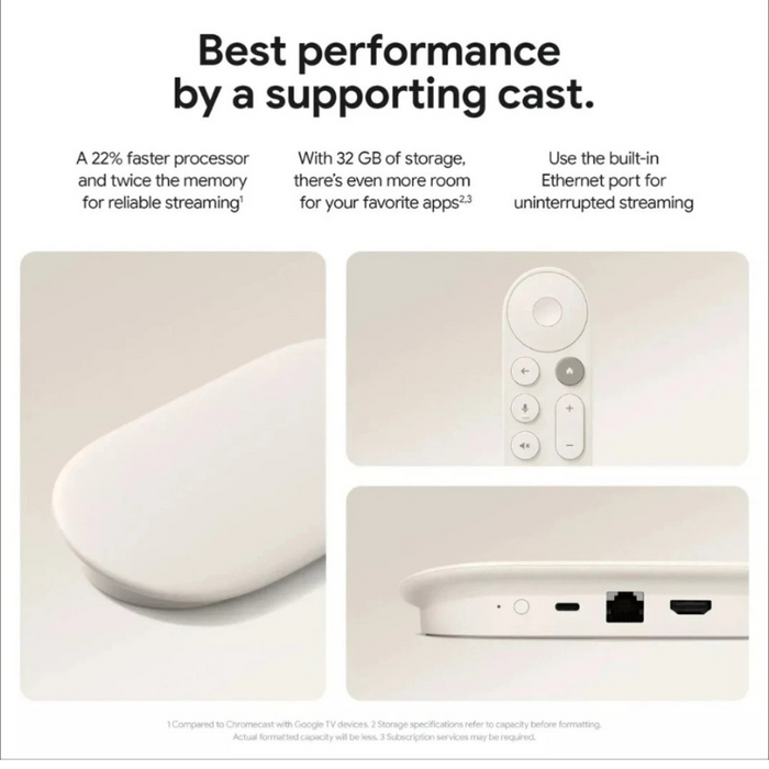 Google TV Streamer 4K – Porcelain