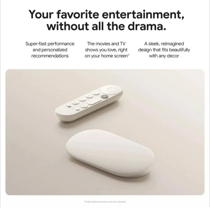 Google TV Streamer 4K – Porcelain