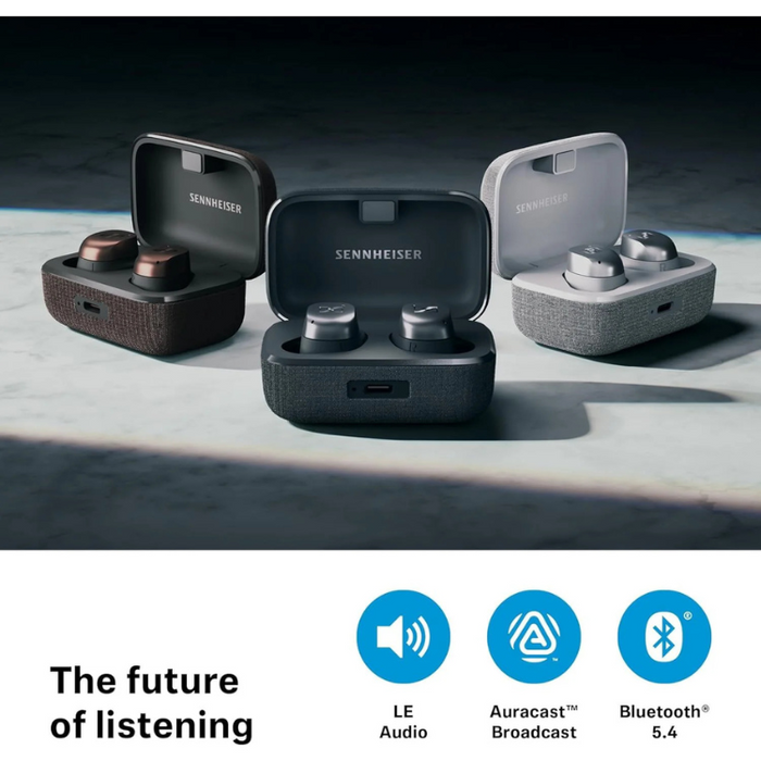 Sennheiser MOMENTUM True Wireless 4 Earbuds – ANC Bluetooth, Black Copper