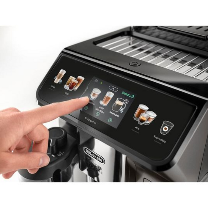 Delonghi Eletta Explore ECAM450.86.T Smart Bean to Cup Coffee Maker - Silver