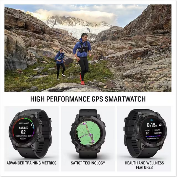 Garmin fēnix® 7 Pro – Sapphire Solar Edition 47mm gray/Black 010-02777-11
