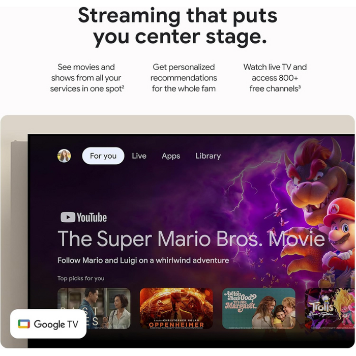 Google TV Streamer 4K – Porcelain