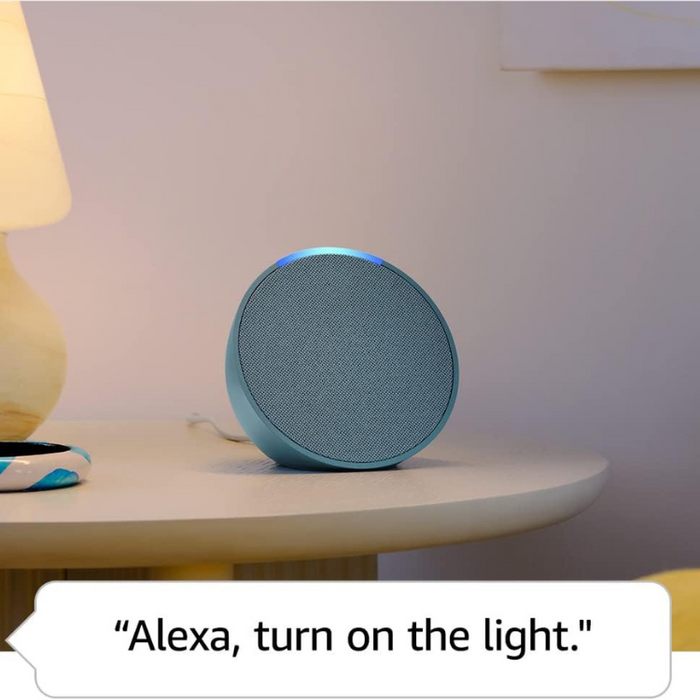 Amazon Echo Pop Smart Speaker with Alexa – Newest Gen, Compact Design - Charcoal