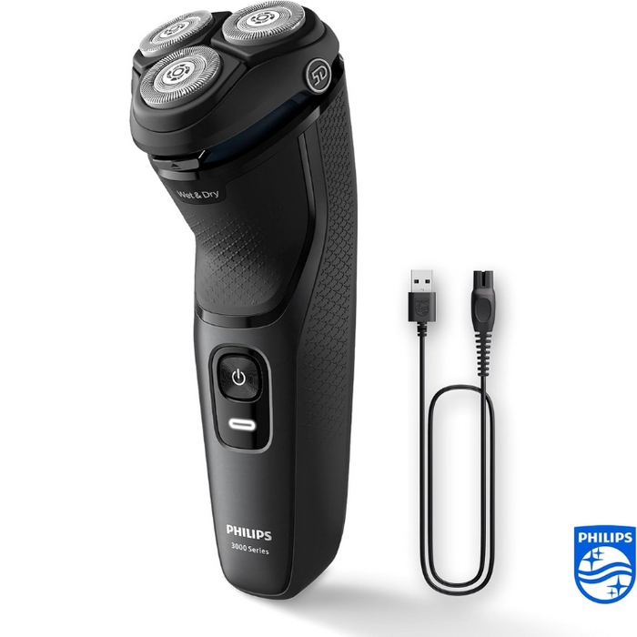 Philips Series 3000 Wet & Dry Electric Shaver S3145/00 with Pop-Up Trimmer - Dark Moon