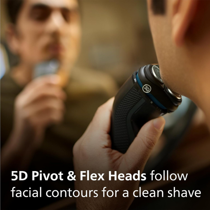 Philips Series 3000 Wet & Dry Electric Shaver S3145/00 with Pop-Up Trimmer - Dark Moon