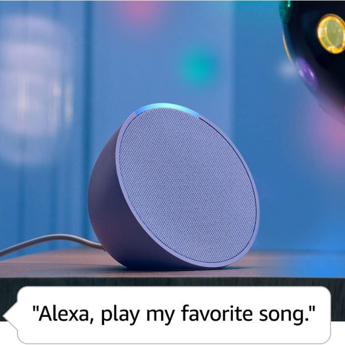Amazon Echo Pop Smart Speaker with Alexa – Newest Gen, Compact Design - Charcoal