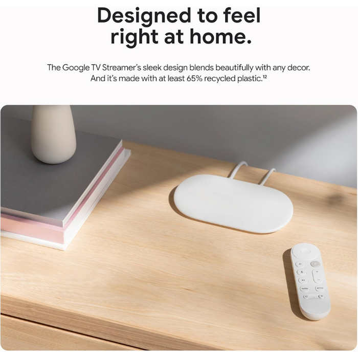 Google TV Streamer 4K – Porcelain