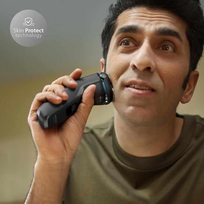 Philips Series 3000 Wet & Dry Electric Shaver S3145/00 with Pop-Up Trimmer - Dark Moon
