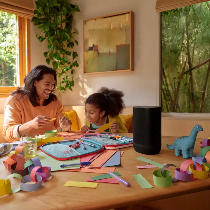 Sonos Move 2 Portable Smart Bluetooth Speaker – Black