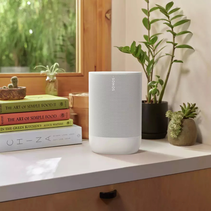 Sonos Move 2 Portable Smart Bluetooth Speaker – White