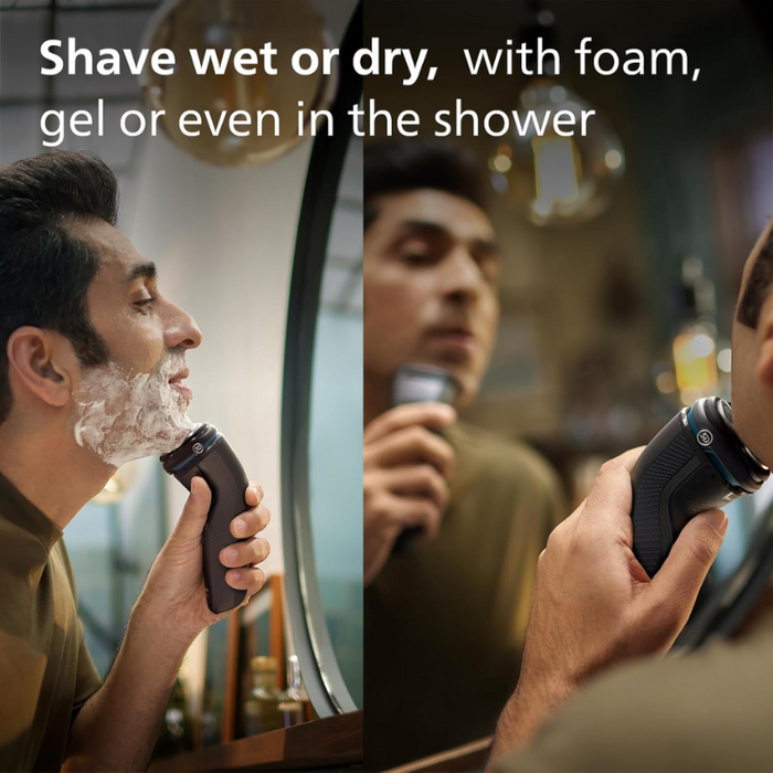 Philips Series 3000 Wet & Dry Electric Shaver S3145/00 with Pop-Up Trimmer - Dark Moon