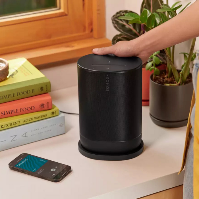 Sonos Move 2 Portable Smart Bluetooth Speaker – Black