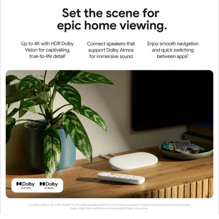 Google TV Streamer 4K – Porcelain
