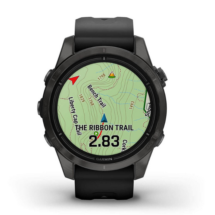 Garmin Epix Pro (Gen 2) Standard Edition Smartwatch with Band 42mm Case Carbon Grey/Black