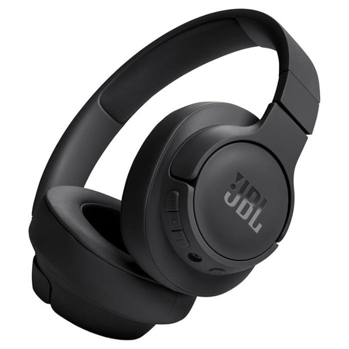 JBL Tune 720BT Wireless Over-Ear Headphones – Pure Bass Sound, Bluetooth 5.3, Hands-Free Calls, Audio Cable, 76-Hour Battery Life