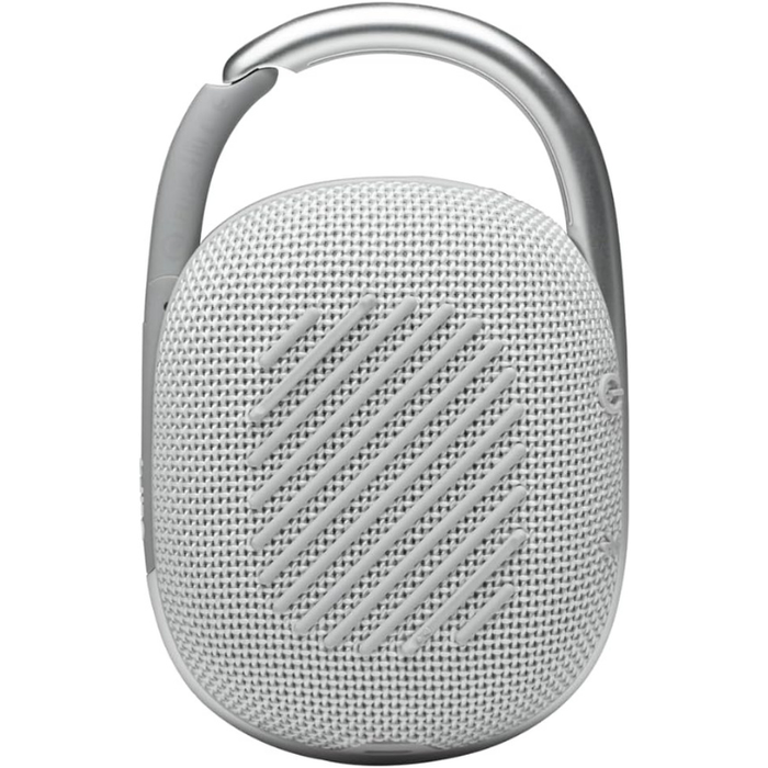 JBL Clip 4 Portable Bluetooth Speaker – Powerful JBL Pro Sound, 10H Playtime, IP67 Waterproof & Dustproof, Built-in Carabiner – Black & White
