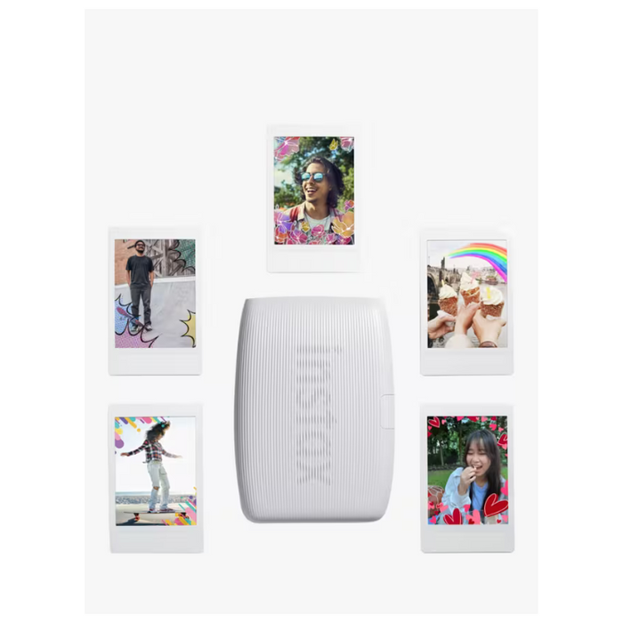 Fujifilm Instax Mini Link 3 Instant Photo Printer with AR Effects & Smartphone Connectivity - White