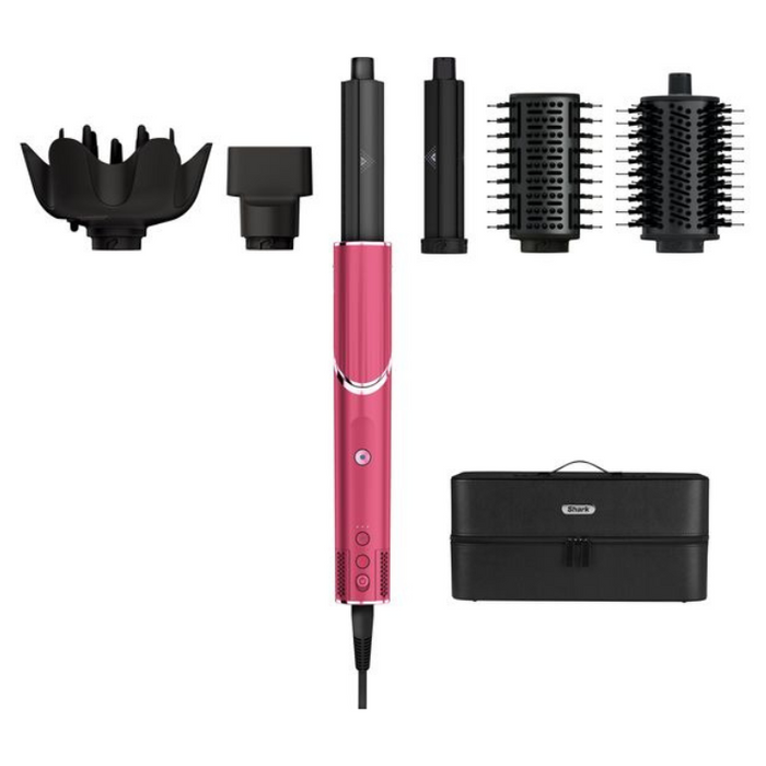 SHARK FlexStyle 5-in-1 Air Styler & Hair Dryer with Storage Case - HD440BPUK Malibu Pink