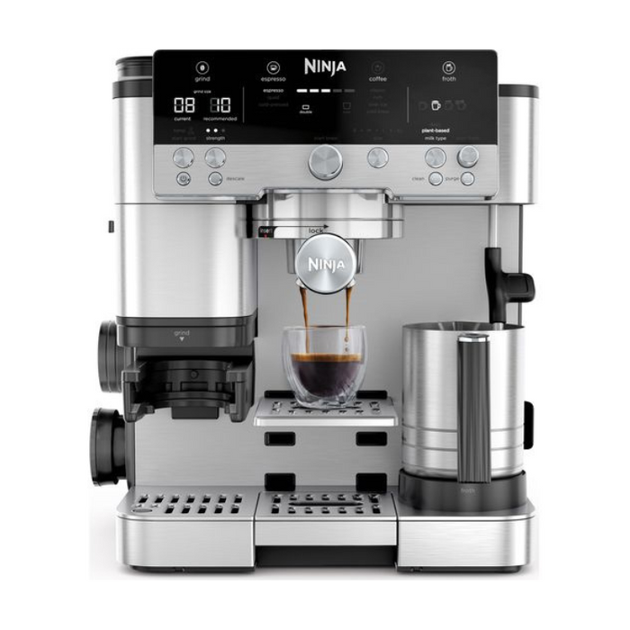 NINJA Luxe Cafe Premier Series ES601UK Bean to Cup Coffee Machine - Silver & Black