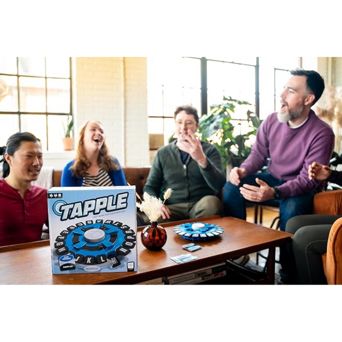 USAOPOLY TAPPLE Word Game – Fast-Paced Family Board Game for All Ages Race the Timer Educational & Fun – Black