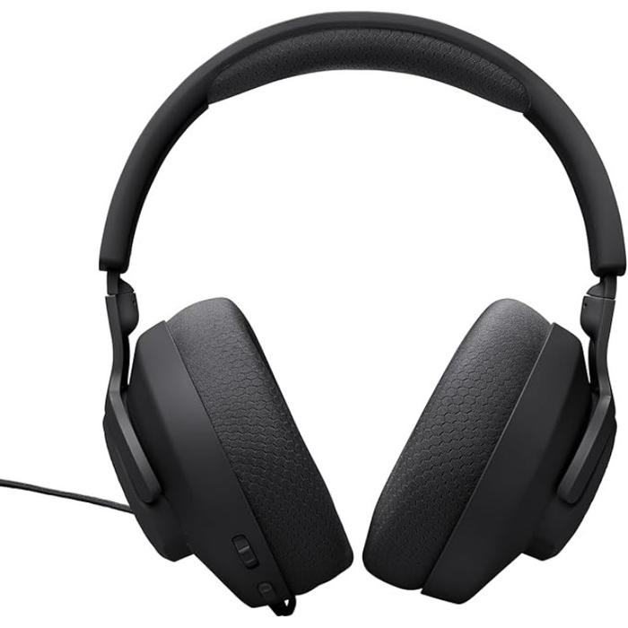 JBL Quantum 100M2 Wired Over-Ear Gaming Headset with JBL QuantumSOUND Signature, Detachable Boom Mic, Multi-Platform Compatibility, and Memory Foam Comfort