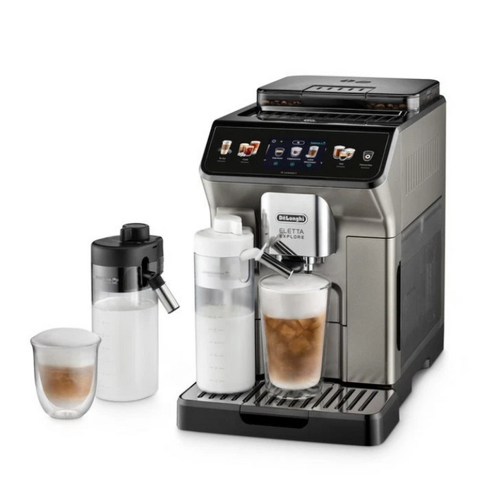 Delonghi Eletta Explore ECAM450.86.T Smart Bean to Cup Coffee Maker - Silver