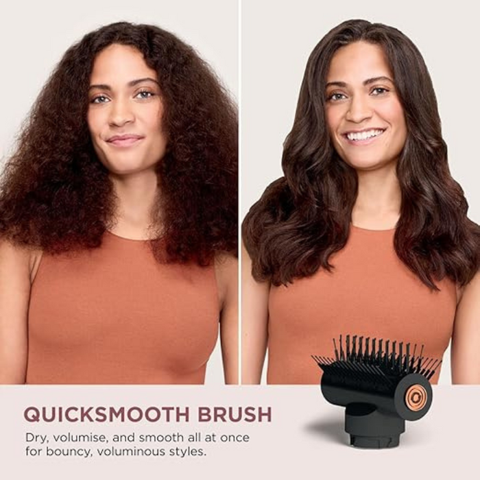 Shark SpeedStyle Pro 3-in-1 High-Velocity Hair Dryer System for Straight & Wavy Hair HD731UK - Black