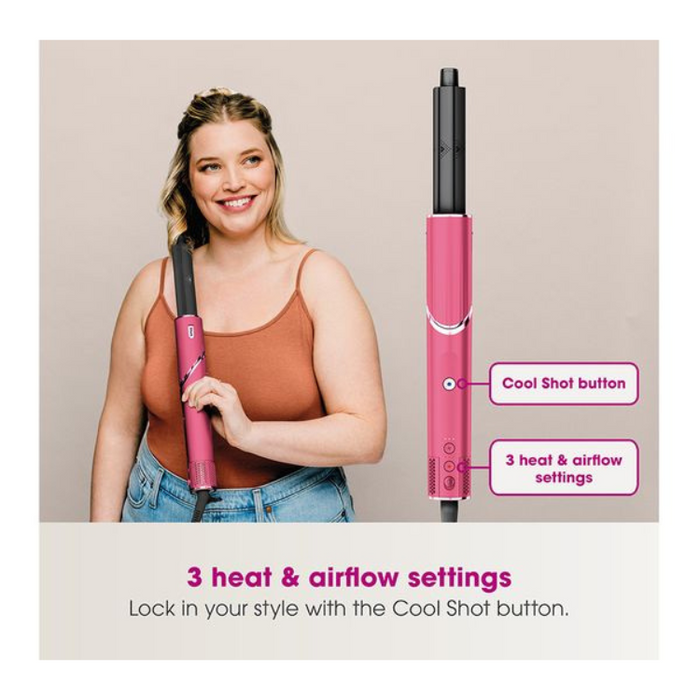 SHARK FlexStyle 5-in-1 Air Styler & Hair Dryer with Storage Case - HD440BPUK Malibu Pink