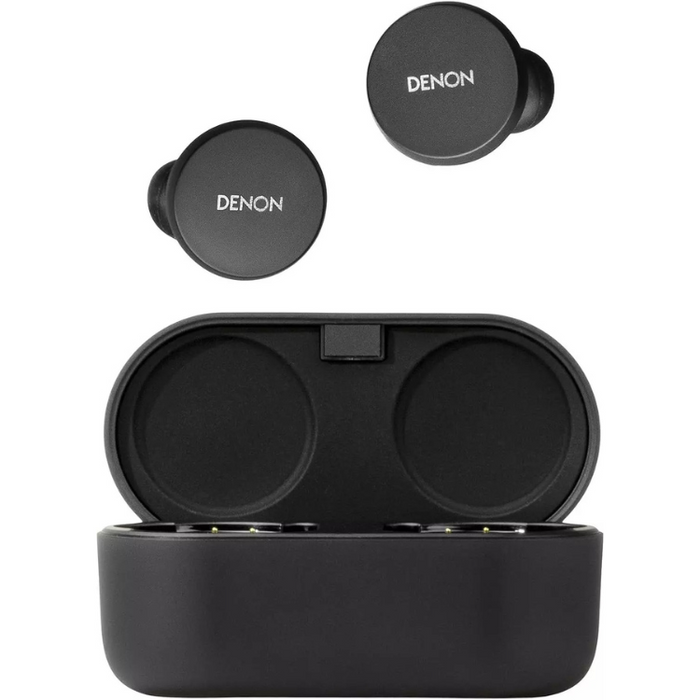 Denon PerL True Wireless Earbuds 24-Hr Battery Life Active Noise Cancelling -  Black