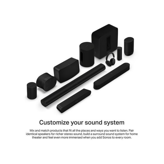 SONOS Sub 4 Wireless Bluetooth Subwoofer - Black