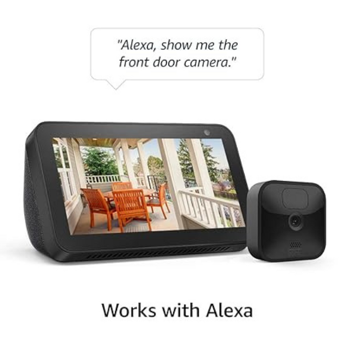 Blink Outdoor with two-year battery life Wireless HD smart security camera - Black