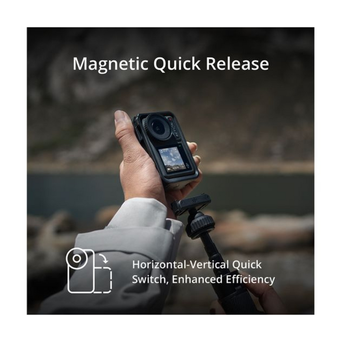 DJI Osmo Action 4 Adventure Combo 4K Ultra HD Action Camera - Black