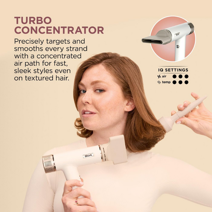 Shark SpeedStyle 3-in-1 Hair Dryer for Straight & Wavy Hair HD331UK - Silk