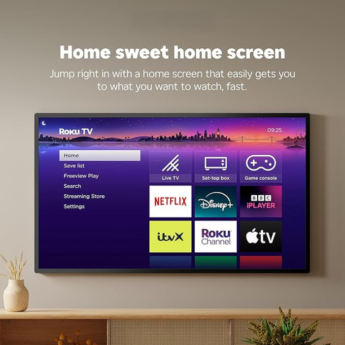 Roku Streaming Stick 2025 – HD Streaming Device with Voice Remote, Works with Alexa, Google Home & Apple AirPlay, Access to Free & Live TV