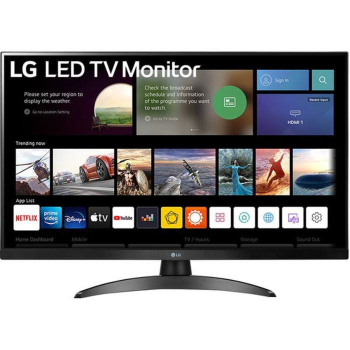 LG 27TQ615S-PZ 27" Smart Full HD LED TV Monitor - Black