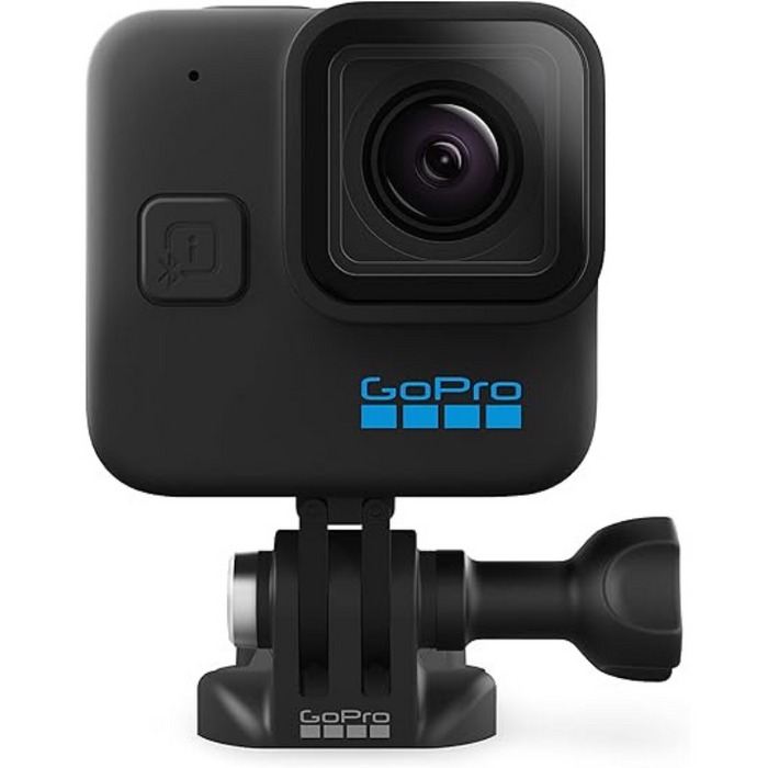 GoPro HERO11 Black Mini - Compact Waterproof Action Camera With 5.3K60 Ultra HD Video, 24.7MP Frame Grabs, 1/1.9" Image Sensor Live Streaming Stabilization
