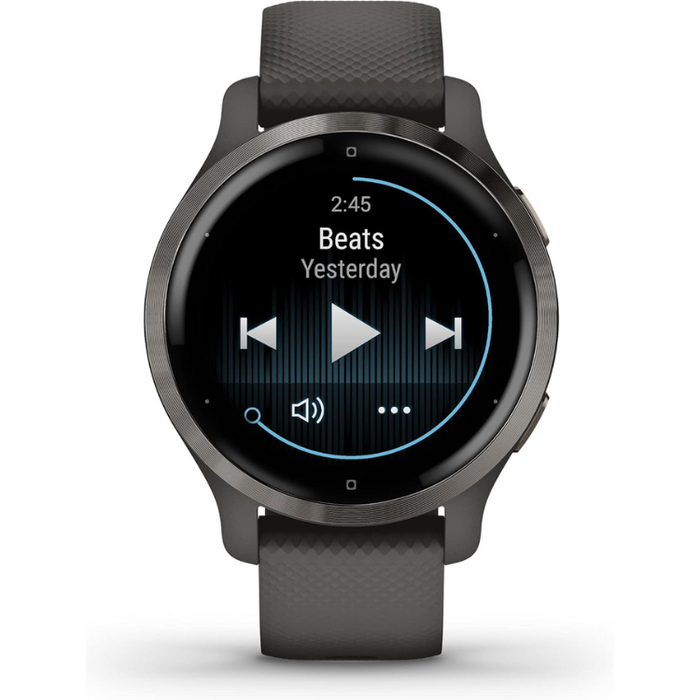Garmin Venu 2S GPS Smartwatch 40mm AMOLED Display Health & Fitness Tracking Music Storage Up to 10-Day Battery - Graphite