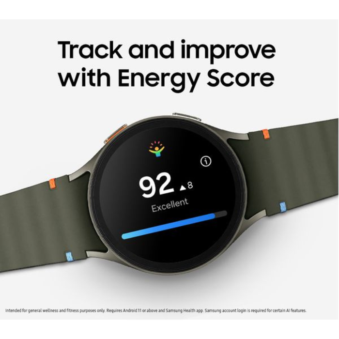 Samsung Galaxy Watch7 Bluetooth Smartwatch with Bixby – 44mm Super AMOLED Display, AI-Powered Health Tracking – Green