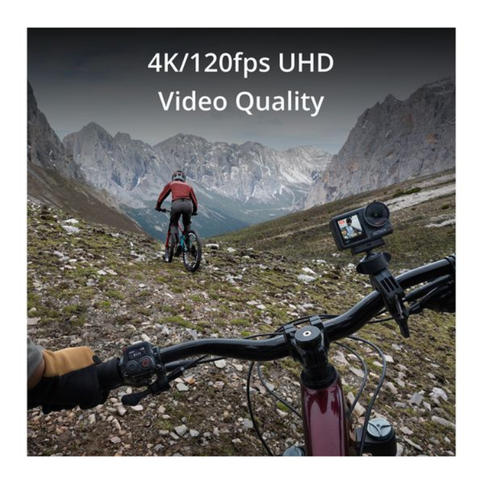 DJI Osmo Action 4 Adventure Combo 4K Ultra HD Action Camera - Black