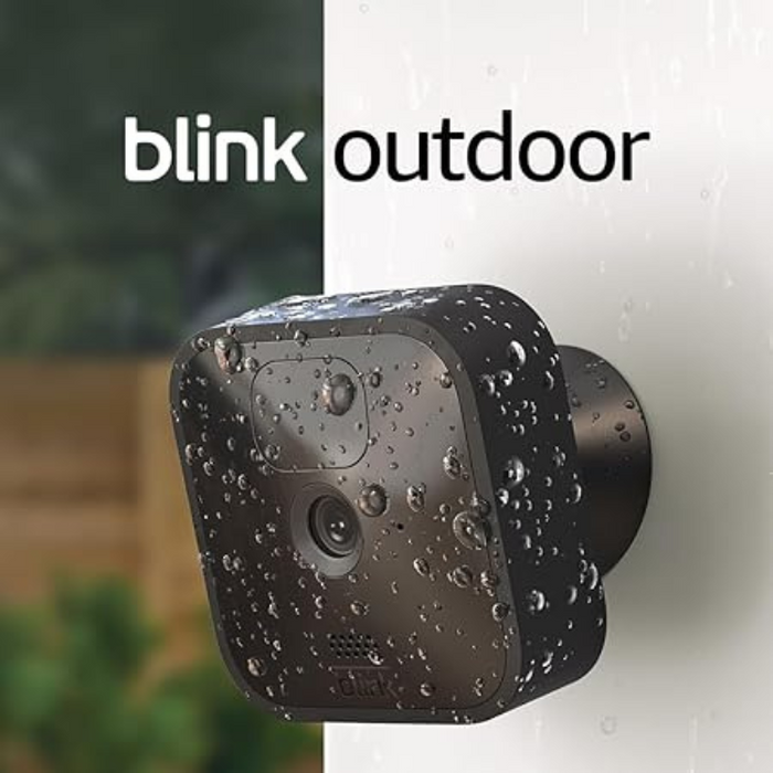 Blink Outdoor with two-year battery life Wireless HD smart security camera - Black