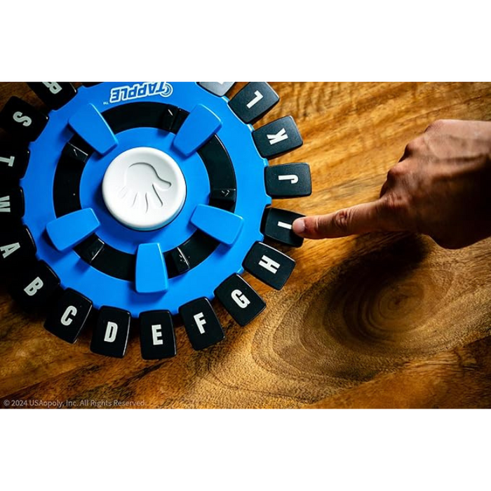 USAOPOLY TAPPLE Word Game – Fast-Paced Family Board Game for All Ages Race the Timer Educational & Fun – Black