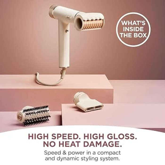 Shark SpeedStyle 3-in-1 Hair Dryer for Straight & Wavy Hair HD331UK - Silk