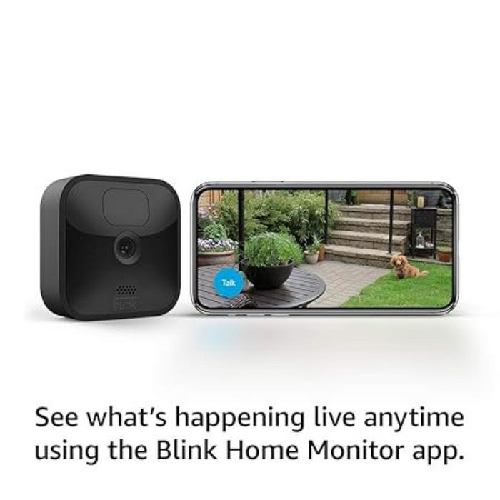 Blink Outdoor with two-year battery life Wireless HD smart security camera - Black