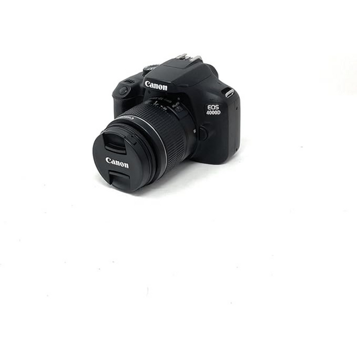 Canon EOS 4000D DSLR Camera and EF-S 18-55 mm f/3.5-5.6 III Lens - Black