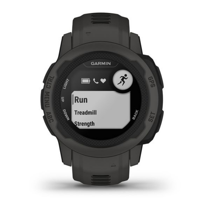 Garmin Instinct 2S GPS Smartwatch Rugged Design Pulse OX, 100m Water Resistance - Graphite