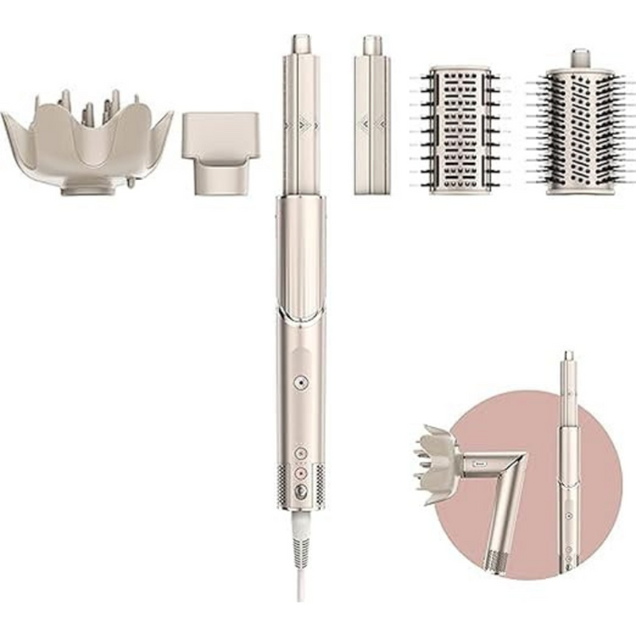 Shark FlexStyle 5-in-1 Air Styler and Hair Dryer Storage Case Gift for Men/Women Champagne - HD440SLEU