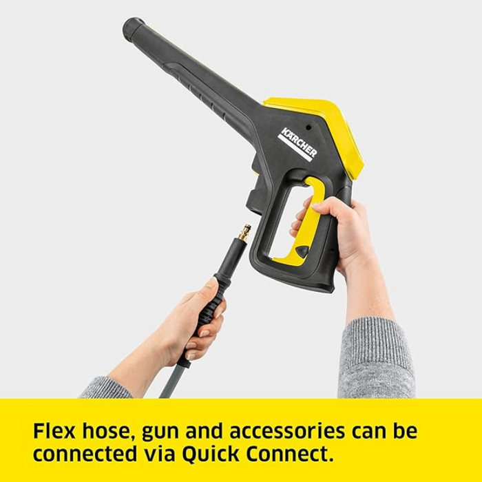 Kärcher K4 Power Control Flex Car & Home Corded Pressure washer 1.8kW - Yellow and Black