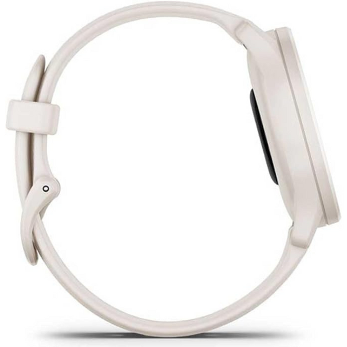 GARMIN vivomove Sport Small- Ivory + Peach Gold Waterproof with Silicone Strap