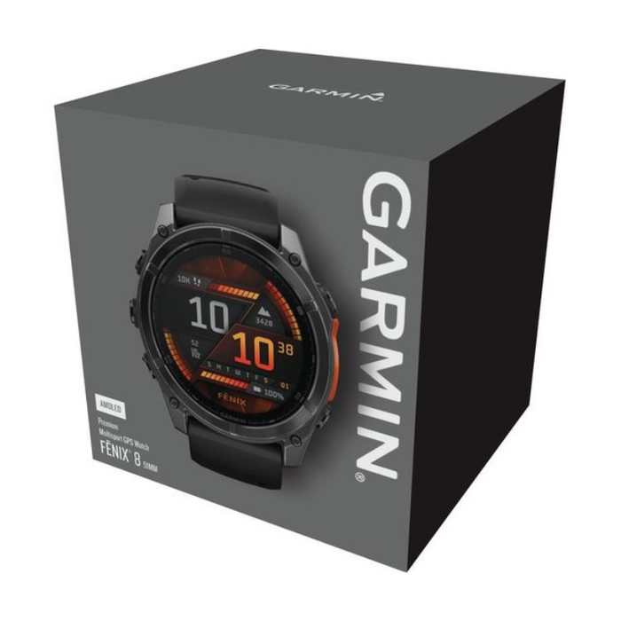 GARMIN fenix 8 AMOLED Smart Watch 51 mm - Slate Grey & Black