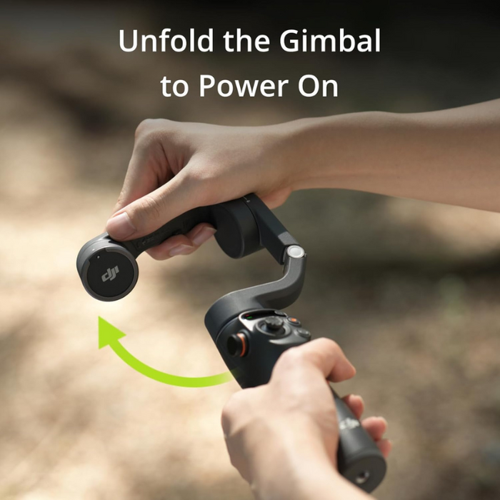 ﻿DJI Osmo Mobile 6 3-Axis Phone Gimbal Built-In Extension Rod Portable and Foldable Android & iPhone Gimbal - Slate Gray